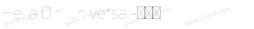 Hella Din Universal字体转换
